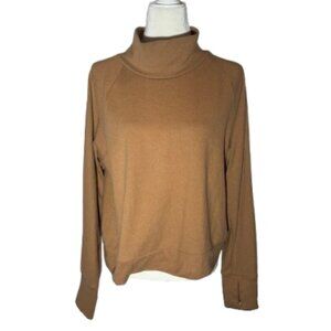 Women's Kyodan Outdoor Wide/Turtle Neck Pullover - Tan - Size XL